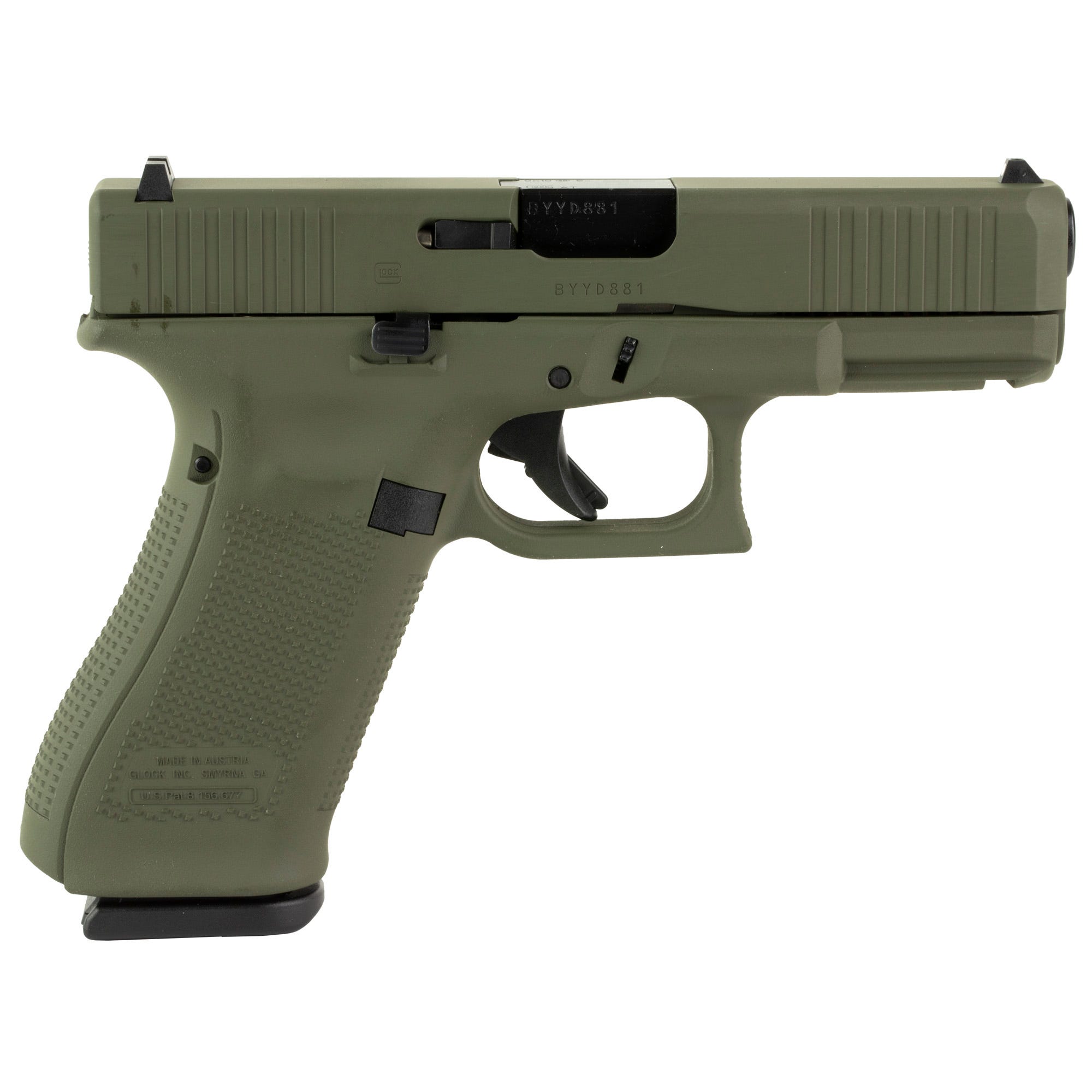 Glock 45 Gen5 OD Green 9mm 4.02" Barrel 15-Rounds - Image 2
