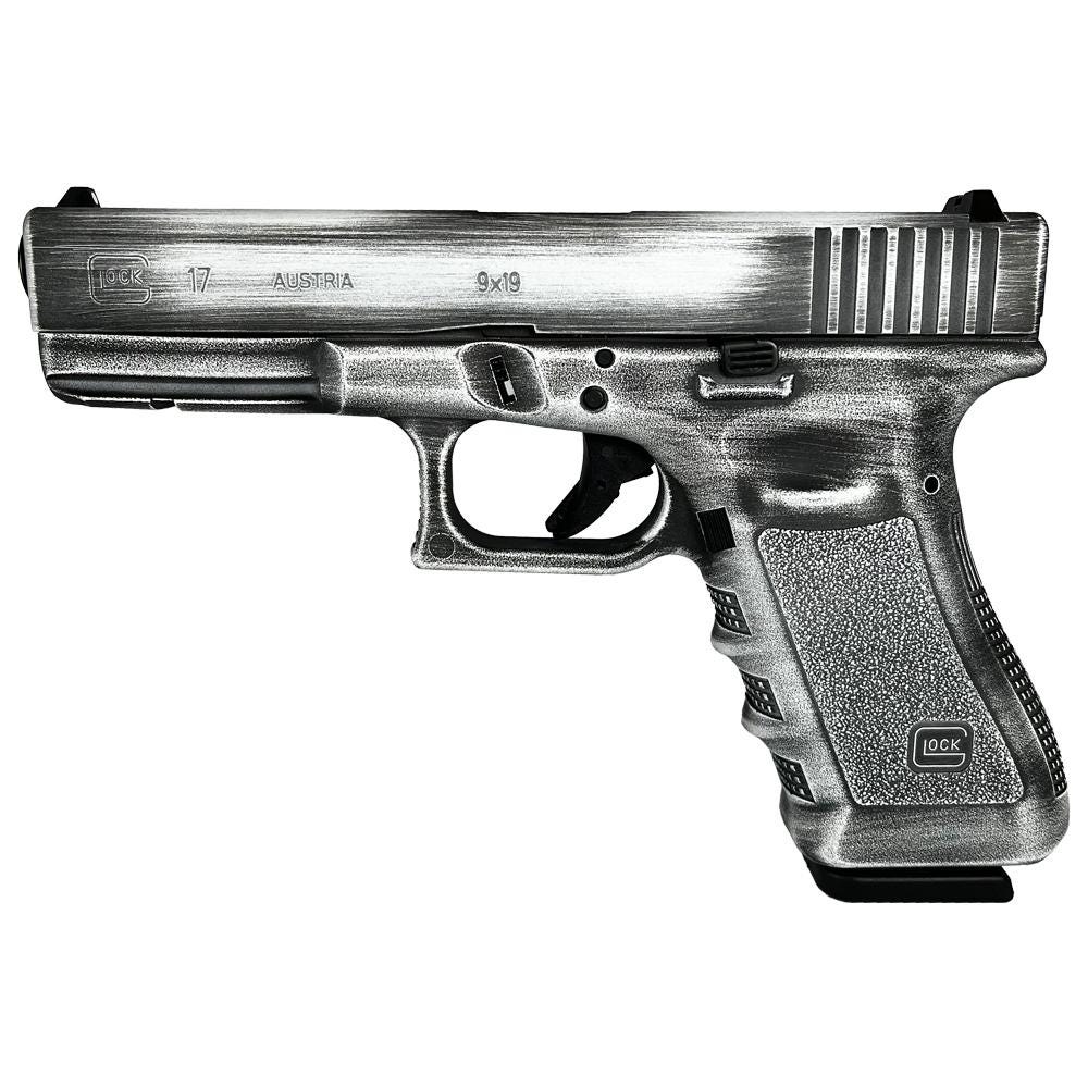 Glock 17 Gen 3 Distressed White 9mm 4.48" Barrel 17-Rounds - Image 3