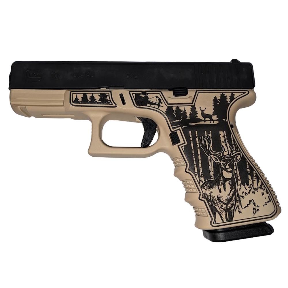 Glock 19 Gen 3 Custom "Deer Hunter" Sand 9mm 4.02" Barrel 15-Rounds - Image 2