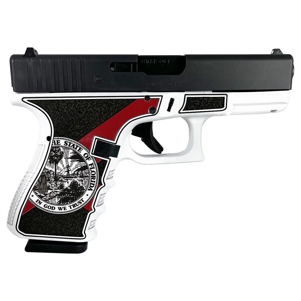 Glock 19 Gen 3 Custom "Florida White" 9mm 4.02" Barrel 15-Rounds - Image 2