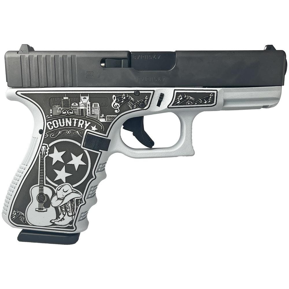 Glock 19 Gen 3 Custom "Tennessee-Navy Gray" 9mm 4.02" Barrel 15-Rounds - Image 2