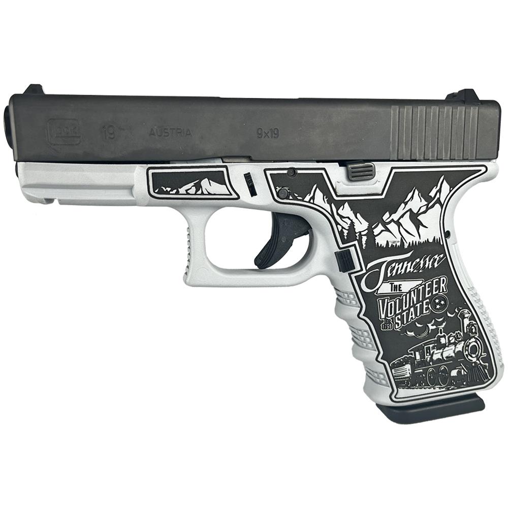 Glock 19 Gen 3 Custom "Tennessee-Navy Gray" 9mm 4.02" Barrel 15-Rounds - Image 3