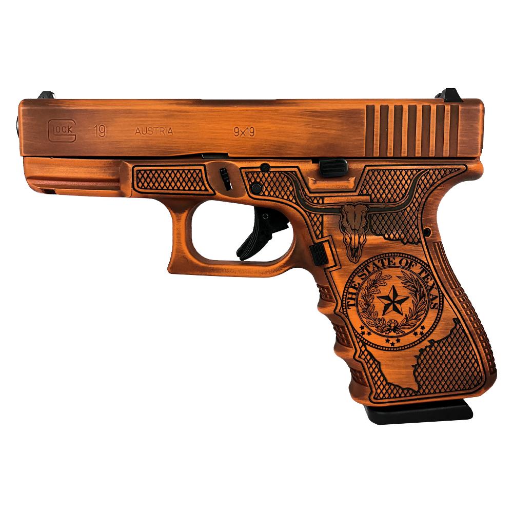Glock 19 Gen 3 "Texas Orange" 9mm 4.02" Barrel 15-Rounds - Image 3