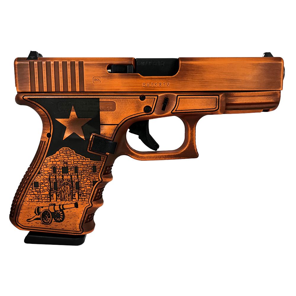 Glock 19 Gen 3 "Texas Orange" 9mm 4.02" Barrel 15-Rounds - Image 2