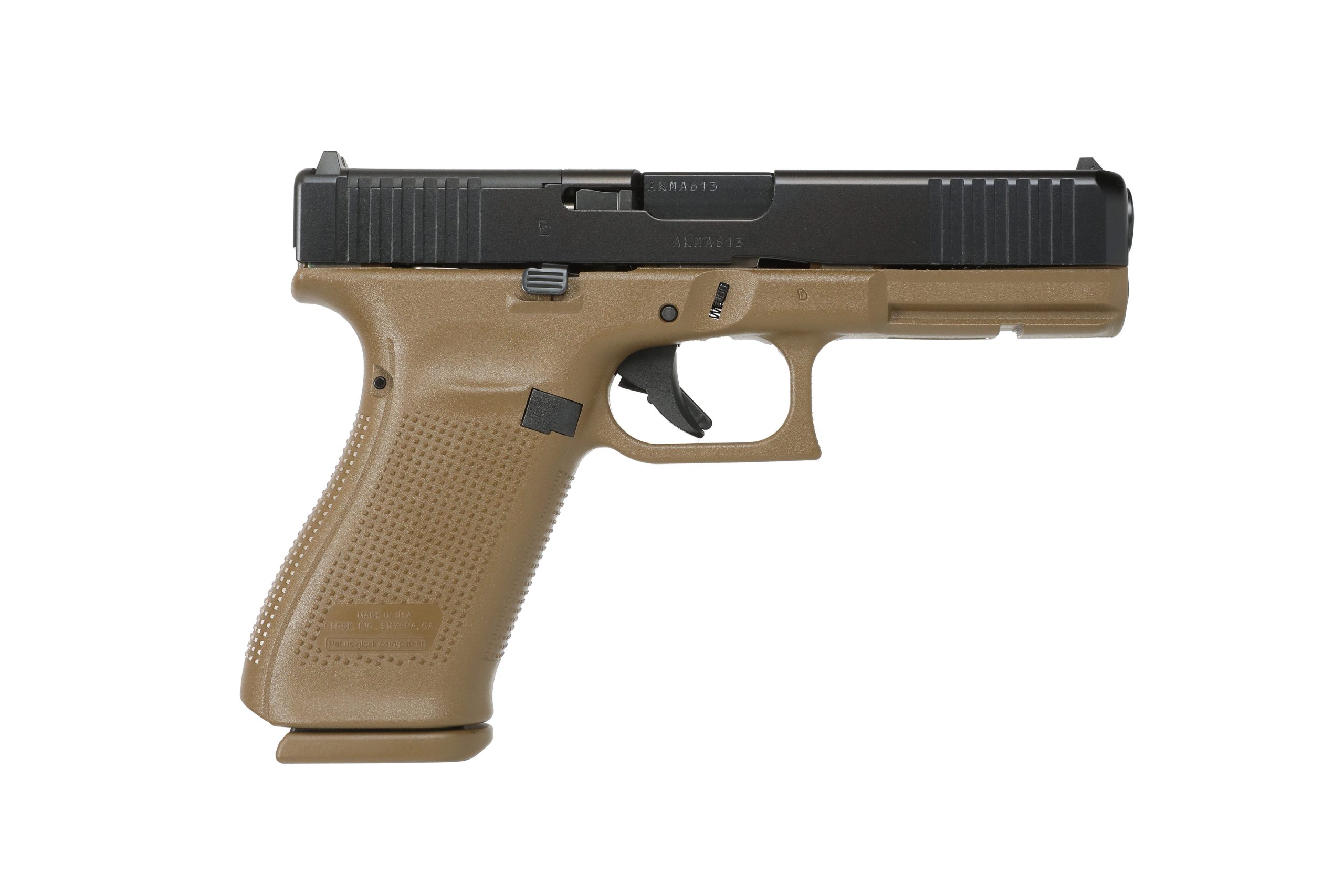 Glock 20 Gen5 MOS Flat Dark Earth / Black 10mm 4.61" Barrel 15-Rounds