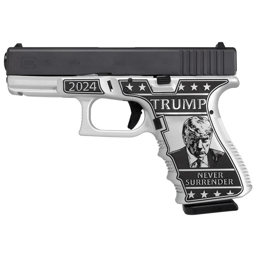 Glock 19 Gen3 Trump 2024 Mug Shot 9mm 4" Barrel 15-Rounds Austria - Image 2