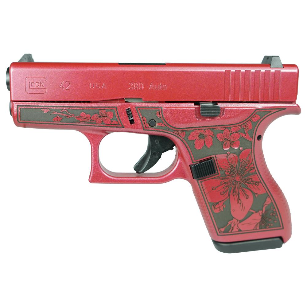 Glock 42 Custom "Cherry Blossom Medusa Pink" .380 ACP 3.25" Barrel 6-Rounds - Image 3
