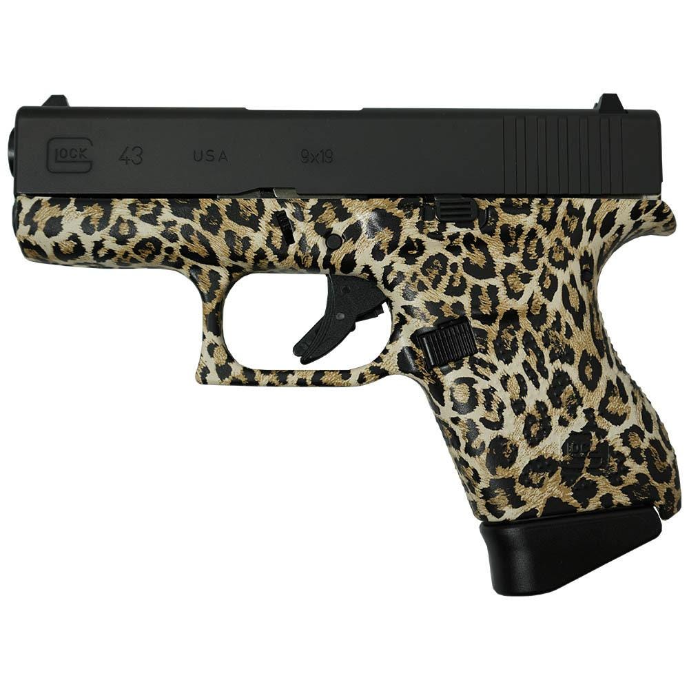 Glock 43 Custom "Leopard Print" 9mm 3.4" Barrel 6-Rounds - Image 3