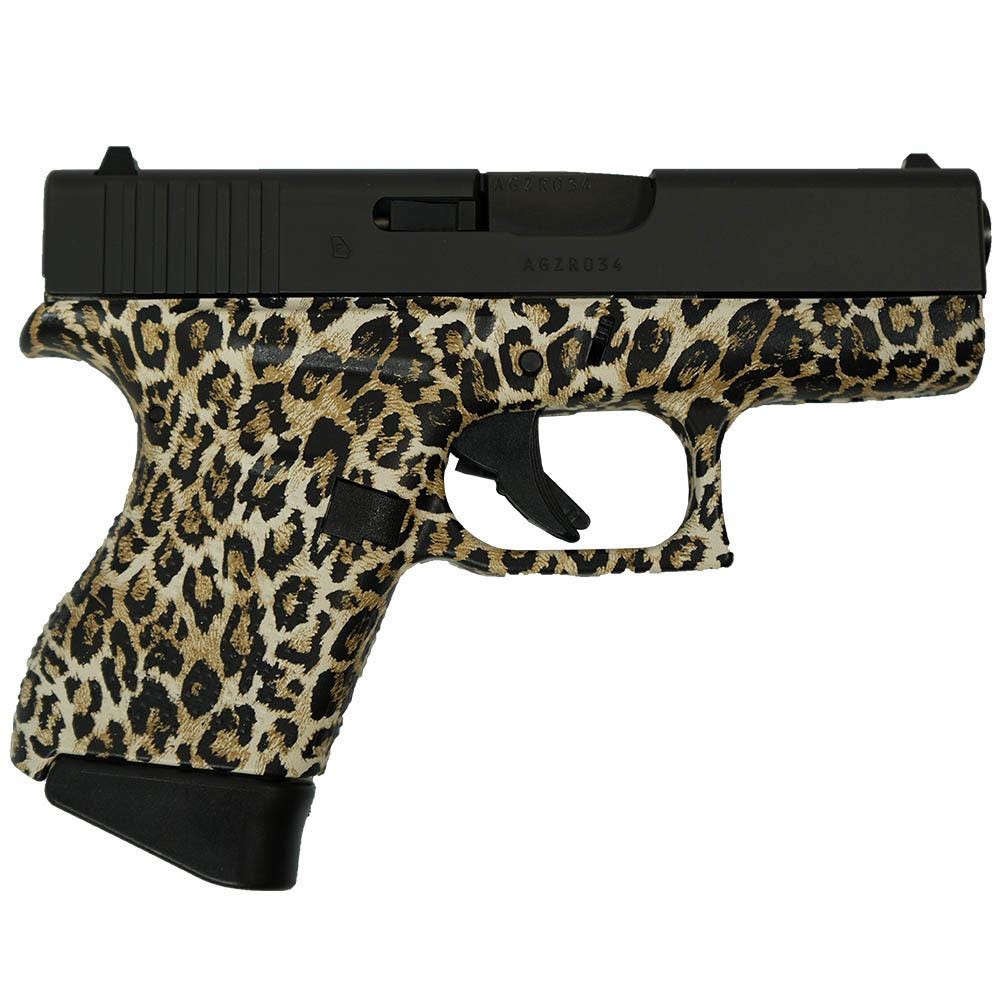 Glock 43 Custom "Leopard Print" 9mm 3.4" Barrel 6-Rounds - Image 2