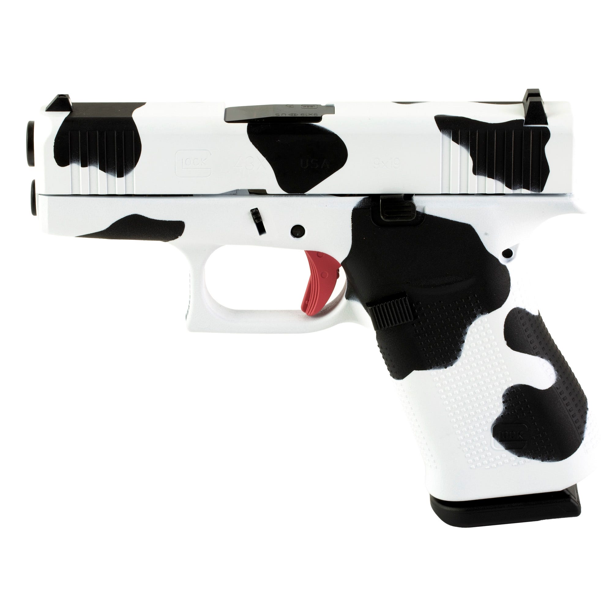 Glock 43X Cow Print 9mm 3.4" Barrel 10-Rounds - Image 2