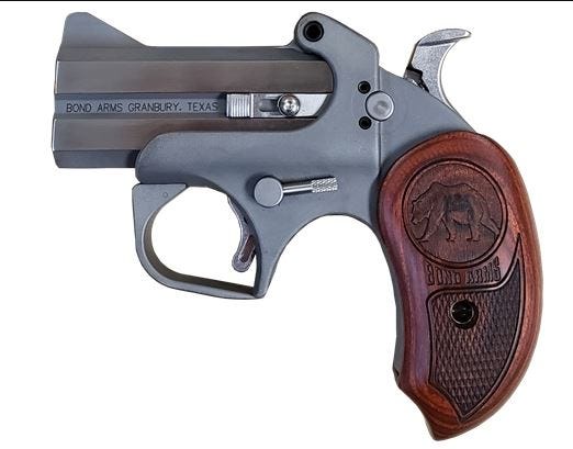 Bond Arms Grizzly Stainless .45 Colt / .410 GA 3" Barrel 2.5"-Chamber 2-Rounds - Image 2