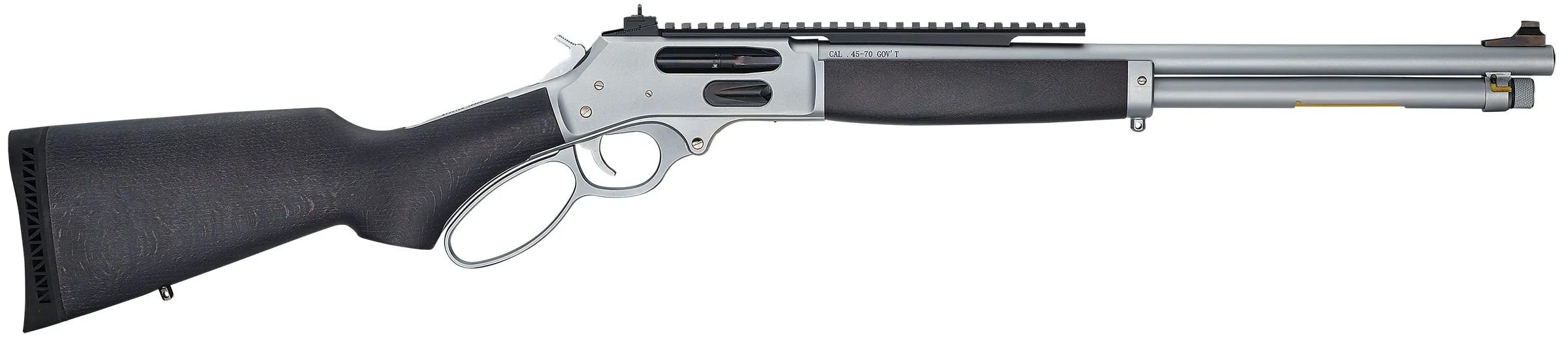 Henry Repeating Arms Lever All Weather Side Gate Satin / Stained Hardwood .45-70 Gov 18.43" Barrel 4-Rounds
