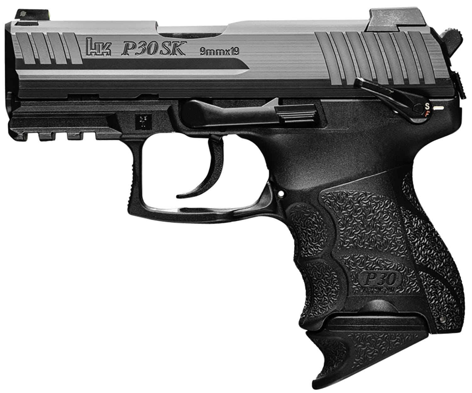 Heckler and Koch P30SK 9mm 3.27" Barrel 15-Rounds 2 Magazines - Image 2