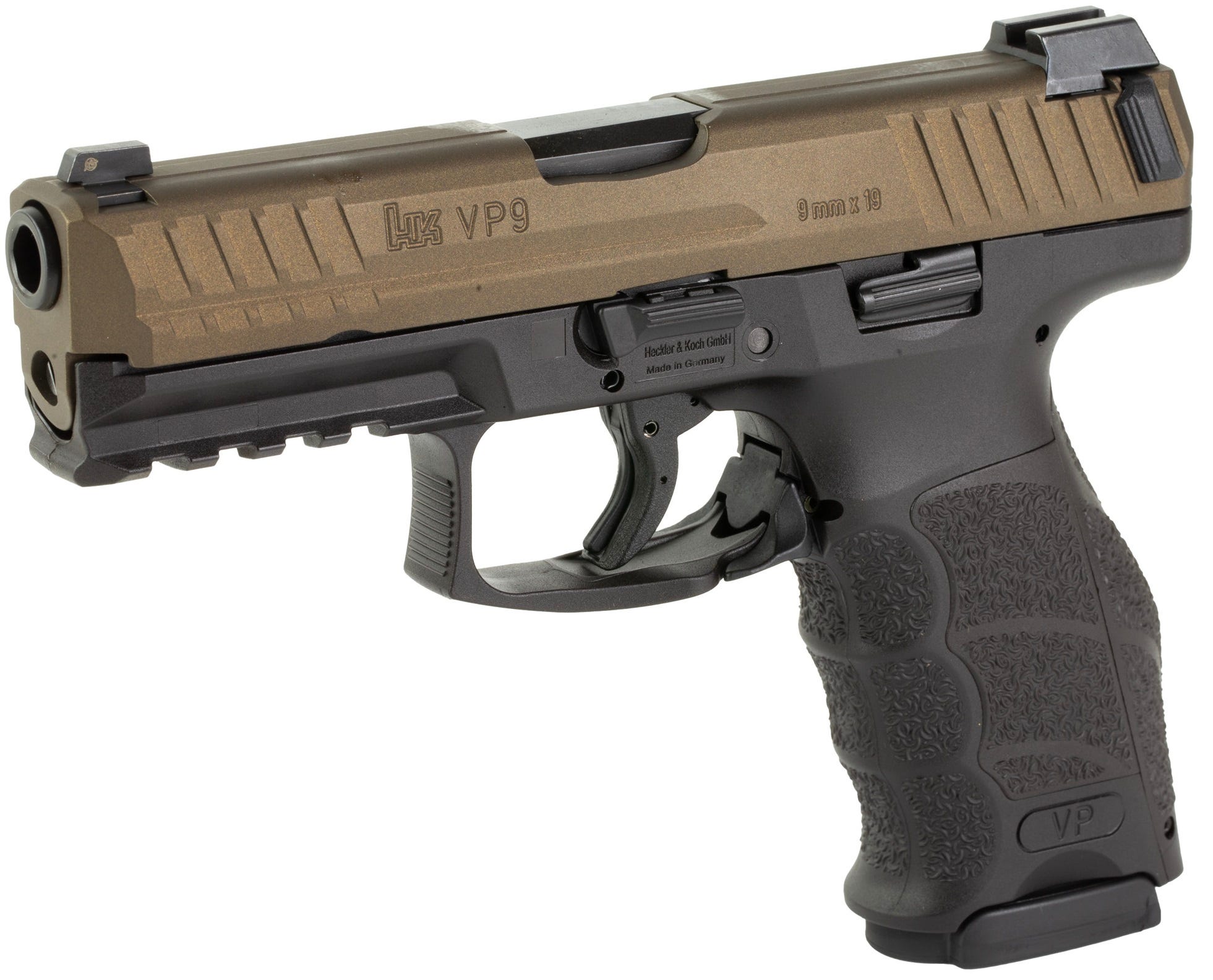 Heckler and Koch VP9 Midnight Bronze 9mm 4.09" Barrel 17-Rounds 3-Dot Sights - Image 3