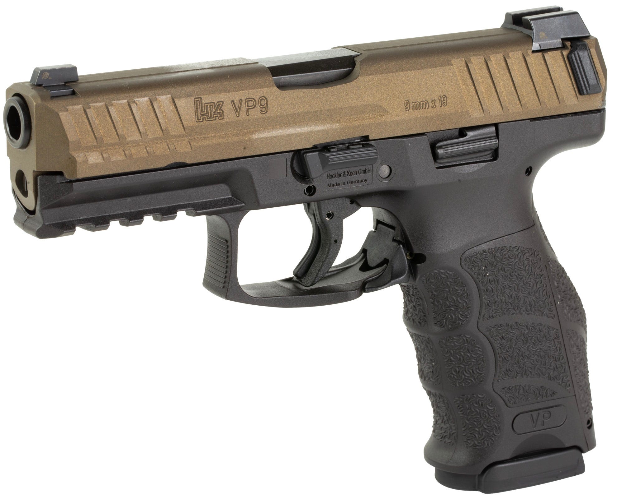 Heckler and Koch VP9 Midnight Bronze 9mm 4.09" Barrel 17-Rounds Night Sights - Image 3