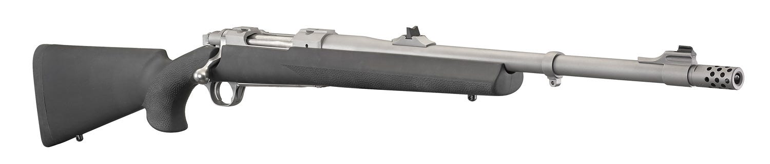 Ruger Hawkeye Alaskan Black / Stainless .375 Ruger 20" Barrel 3-Rounds - Image 3