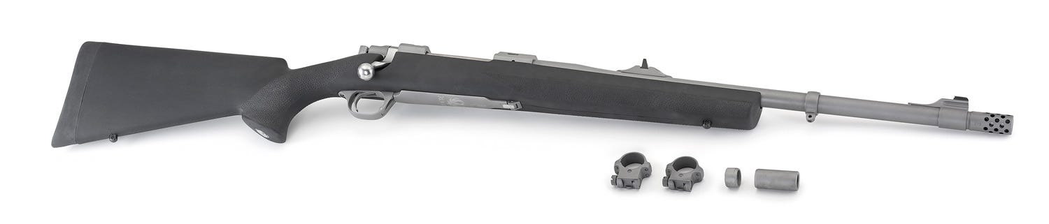 Ruger Hawkeye Alaskan Black / Stainless .375 Ruger 20" Barrel 3-Rounds - Image 6