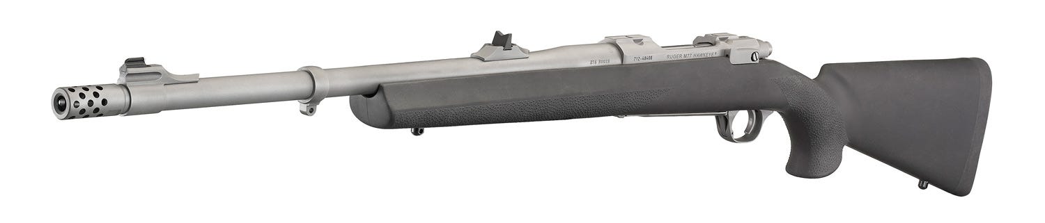 Ruger Hawkeye Alaskan Black / Stainless .375 Ruger 20" Barrel 3-Rounds - Image 4