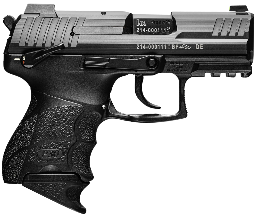 Heckler and Koch P30SK 9mm 3.27" Barrel 15-Rounds Night Sights