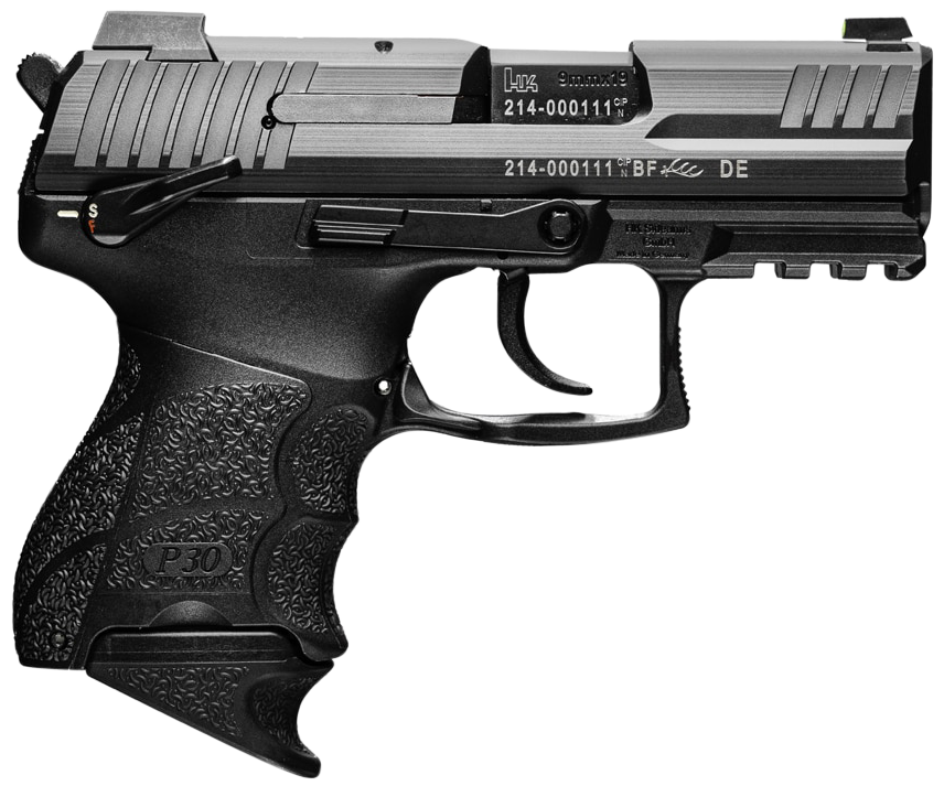 Heckler and Koch P30SK V3 9mm 3.27" Barrel 15-Rounds