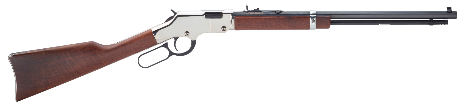 Henry Repeating Arms Golden Boy Silver Lever Action Rifle Walnut .22 LR/.22 Short 20" Barrel 16-Rounds