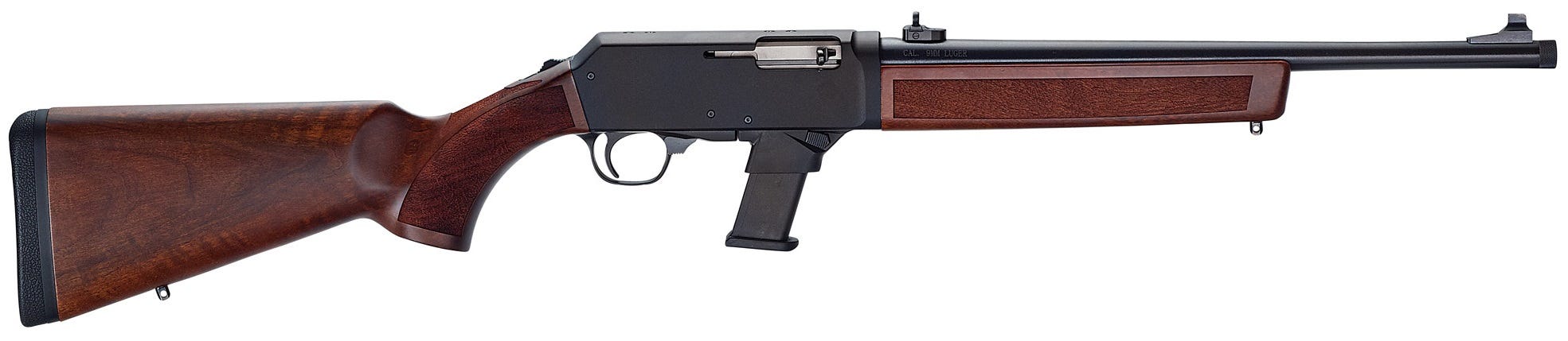 Henry Repeating Arms Homesteader Walnut 9mm 16.37" Barrel 10-Rounds Glock Mag Compatible