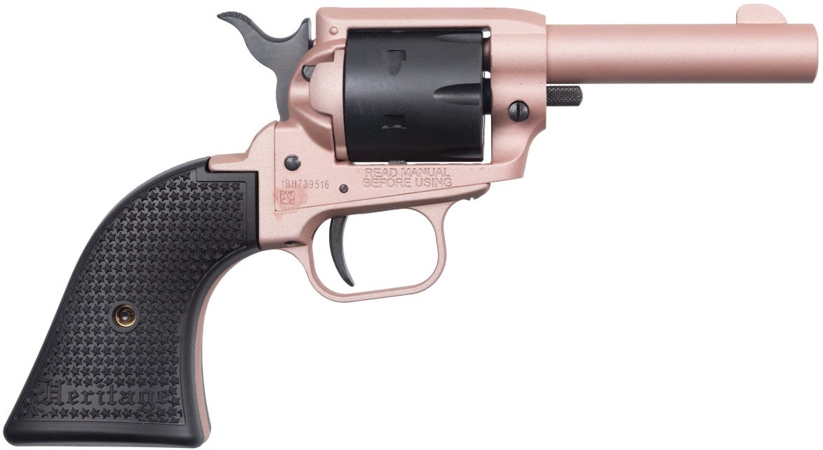 Heritage Firearms Barkeep Rose Gold .22 LR 2.68" Barrel 6-Rounds