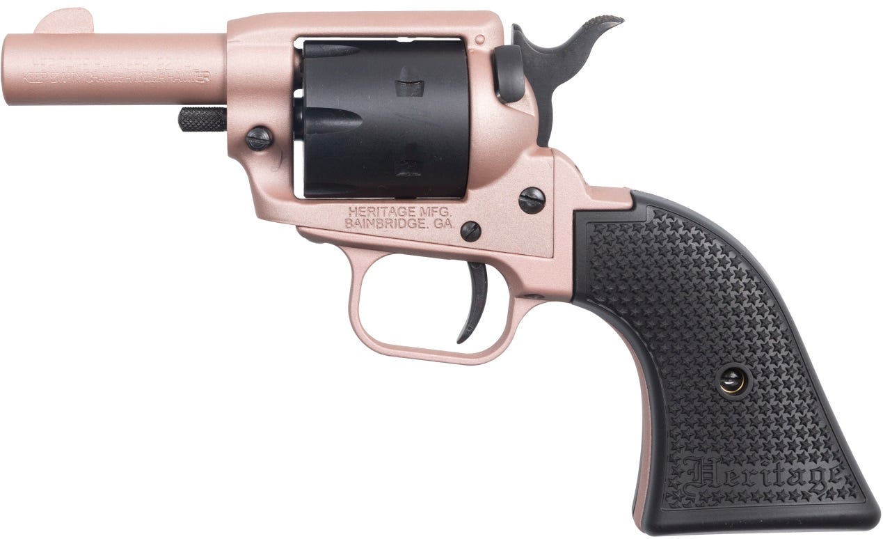 Heritage Firearms Barkeep Rose Gold .22 LR 2.68" Barrel 6-Rounds - Image 2