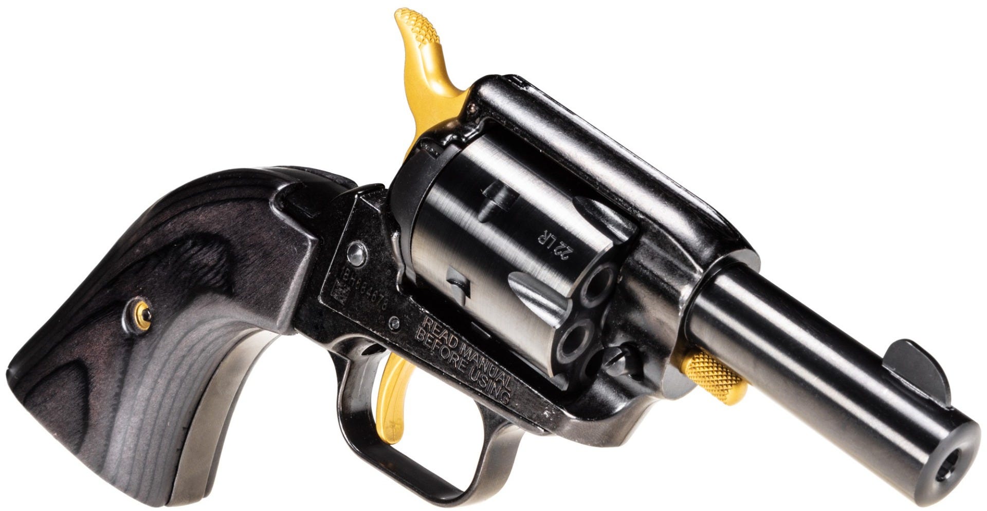 Heritage Barkeep Revolver .22 LR 2.68" Barrel 6-Rounds Gold Accents - Image 3