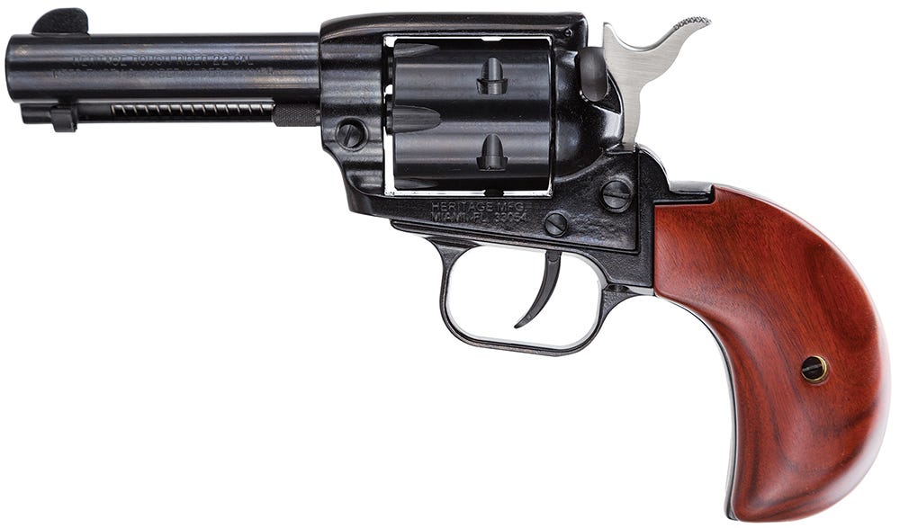 Heritage Rough Rider .22 LR / .22 Mag 3.50" Barrel 6-Rounds Cocobolo Bird Head Grip - Image 2