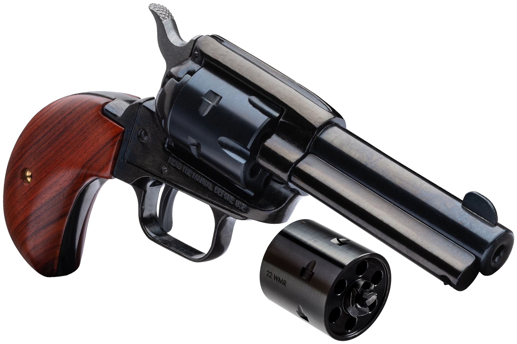 Heritage Rough Rider .22 LR / .22 Mag 3.50" Barrel 6-Rounds Cocobolo Bird Head Grip - Image 3
