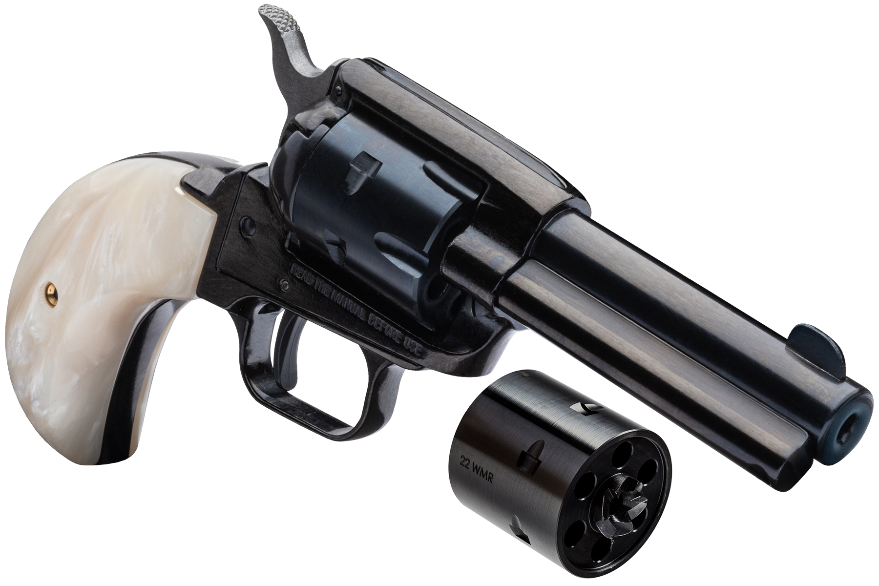 Heritage Firearms Rough Rider .22 LR/.22 Mag 3.50" Barrel 6-Rounds White Pearl Grip - Image 2