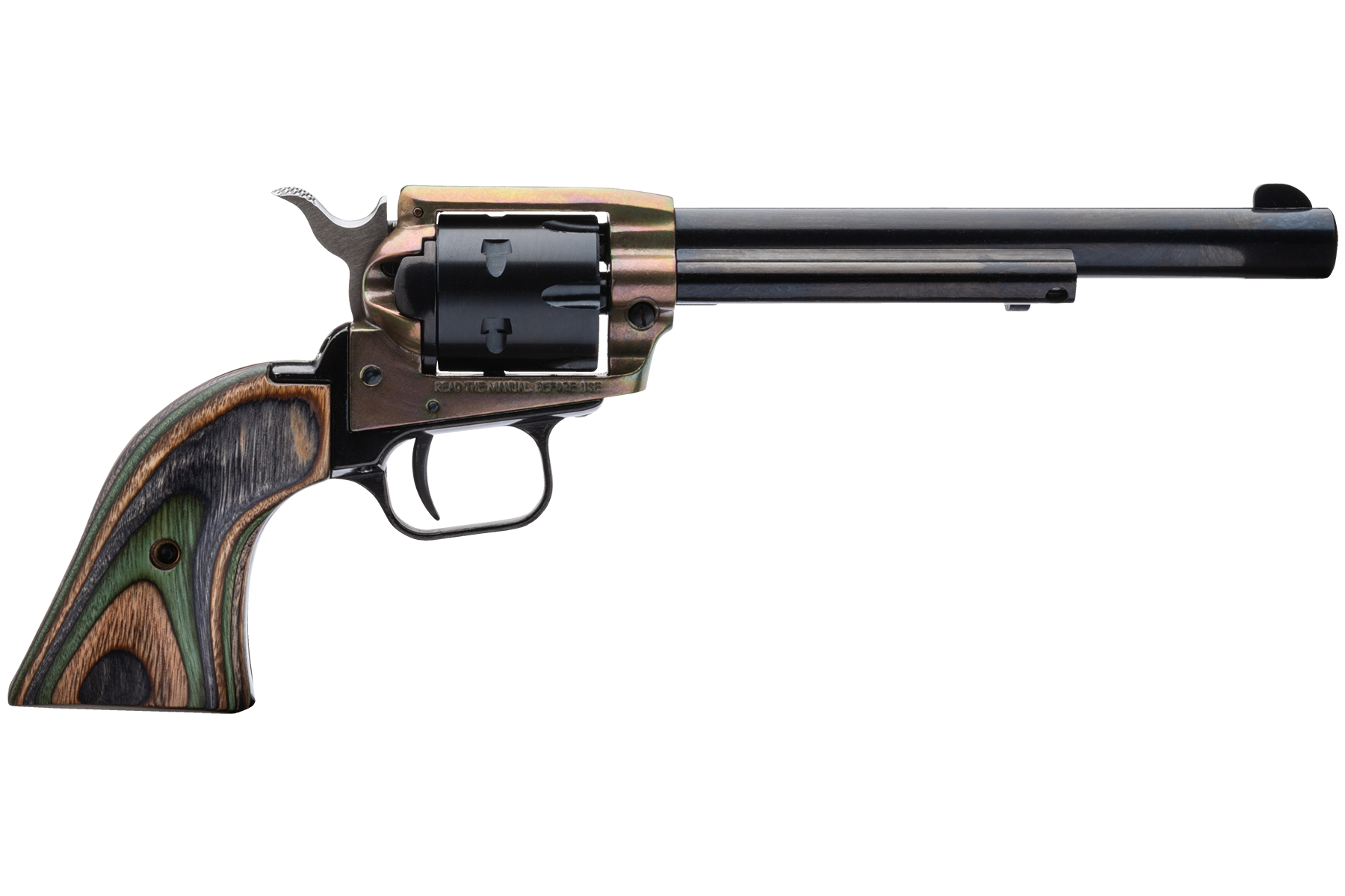 Heritage Firearms Rough Rider Case Hardened .22 LR 6.5" Barrel 6-Rounds Cocobolo Grips