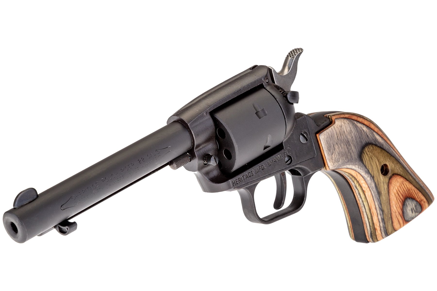 Heritage Rough Rider .22 LR/.22 WMR 4.75" Barrel 6-Rounds Satin Finish - Image 3