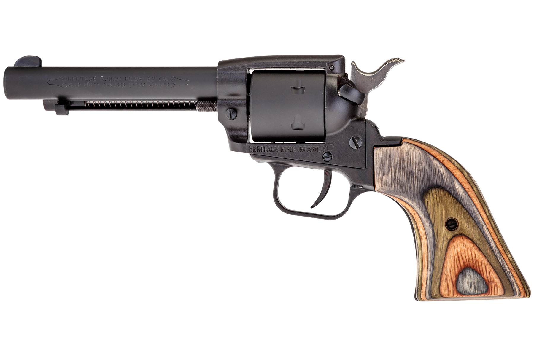 Heritage Rough Rider .22 LR/.22 WMR 4.75" Barrel 6-Rounds Satin Finish - Image 4