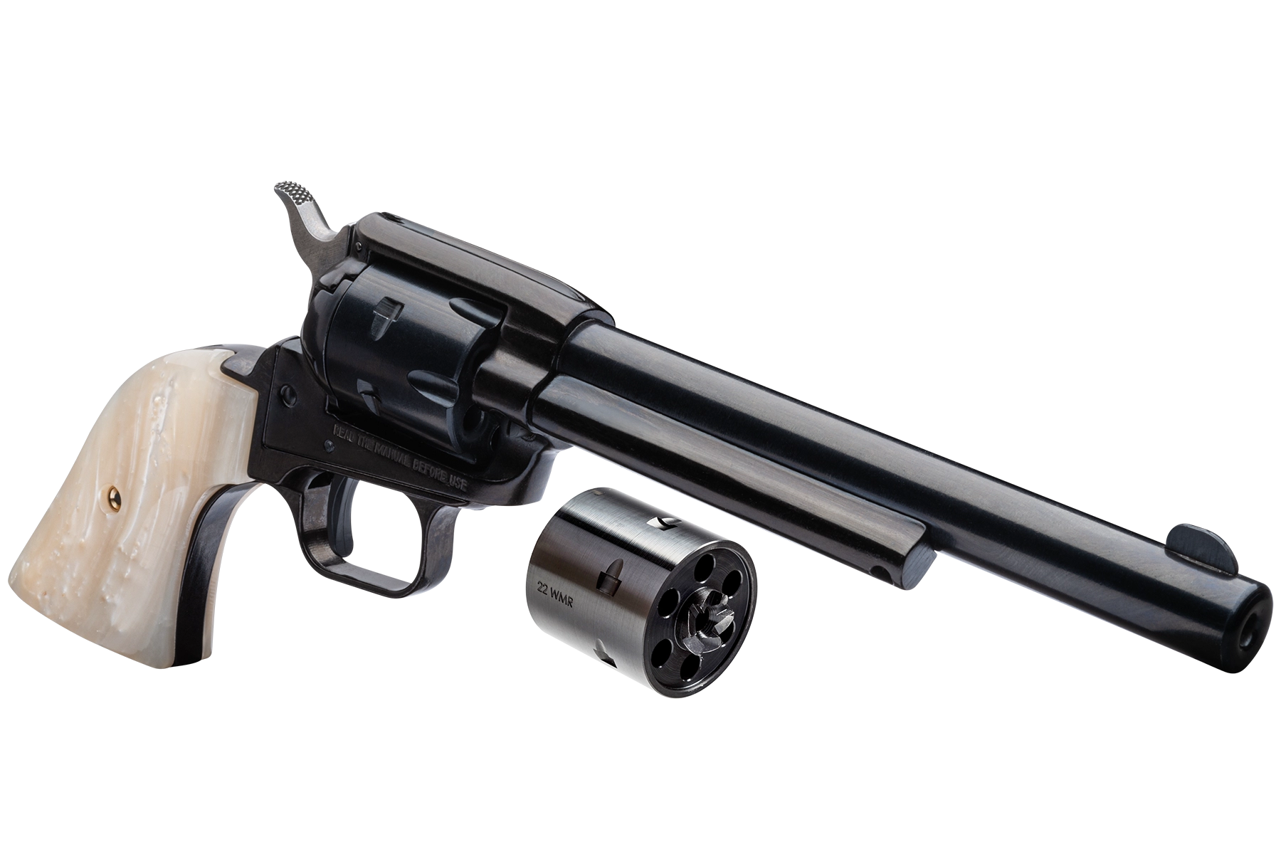 Heritage Firearms Rough Rider .22 LR/.22 Mag 6.5" Barrel 6-Rounds White Pearl Grips - Image 2