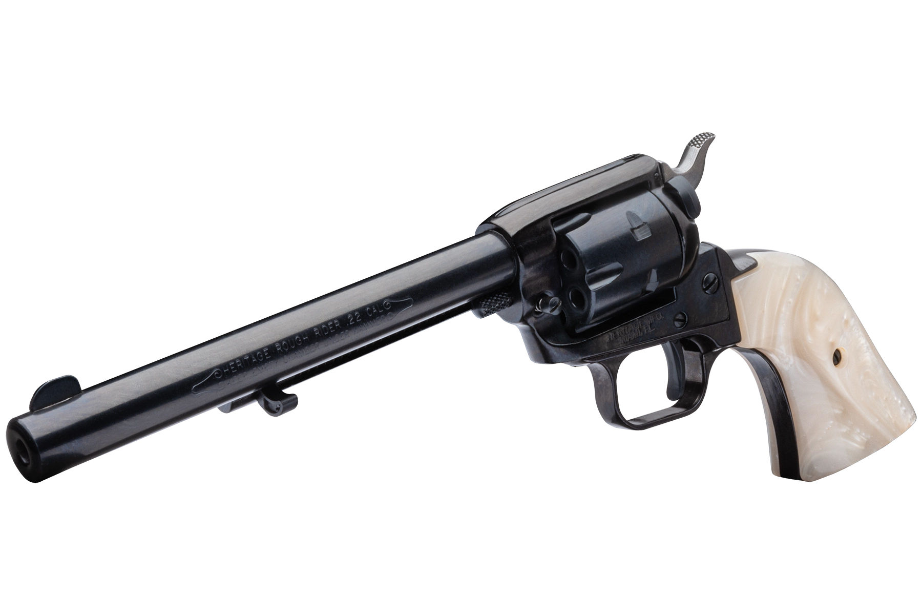 Heritage Firearms Rough Rider .22 LR/.22 Mag 6.5" Barrel 6-Rounds White Pearl Grips - Image 3