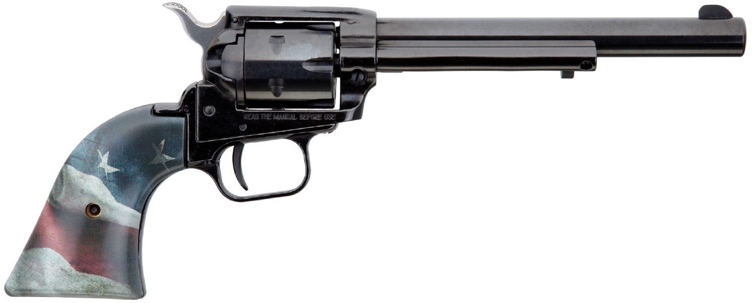 Heritage Firearms Rough Rider Small Bore .22 LR 6.5" Barrel 6-Rounds US Flag Grip
