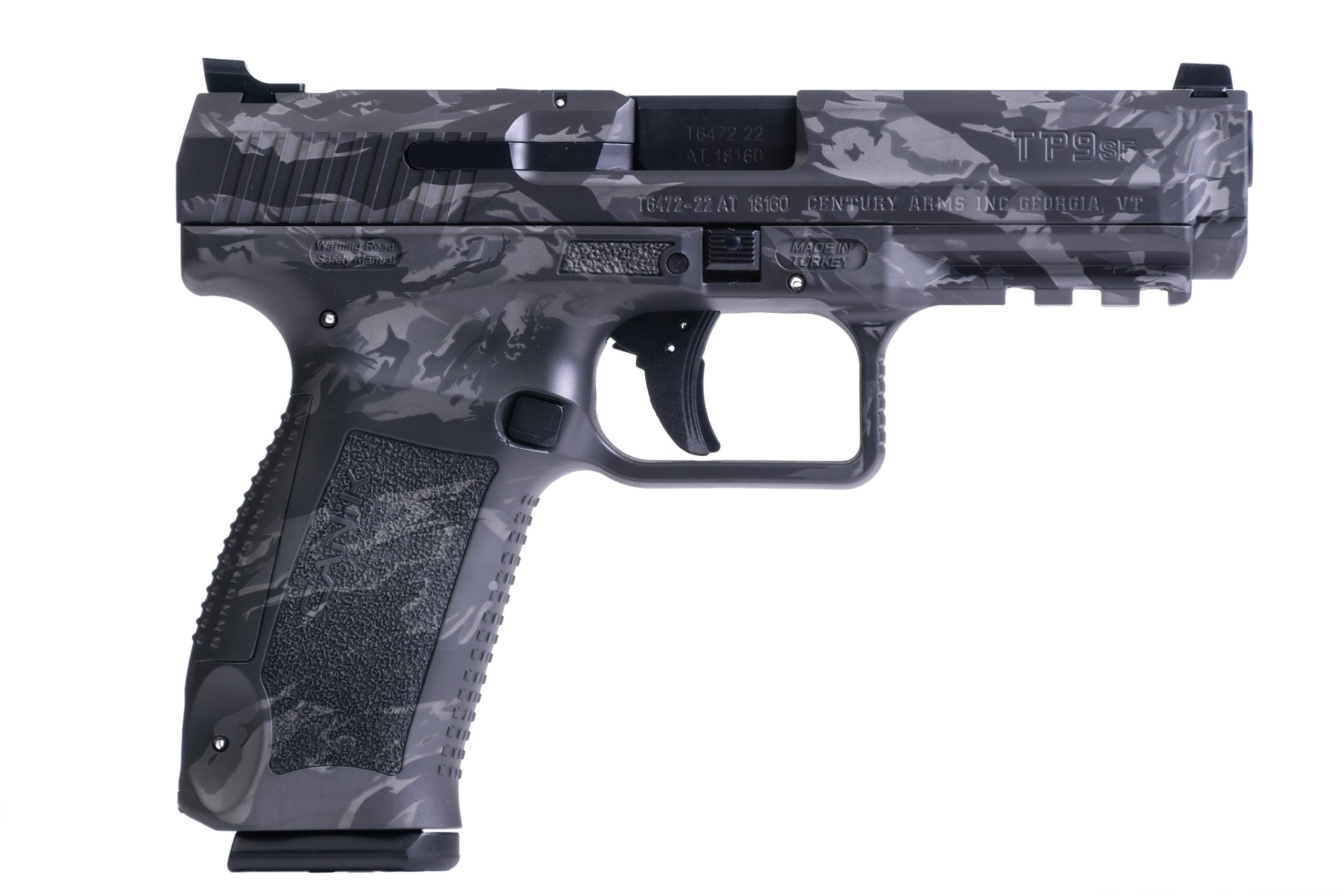 Canik TP9SF Tiger Grey 9mm 4.46" Barrel 18-Rounds - Image 2