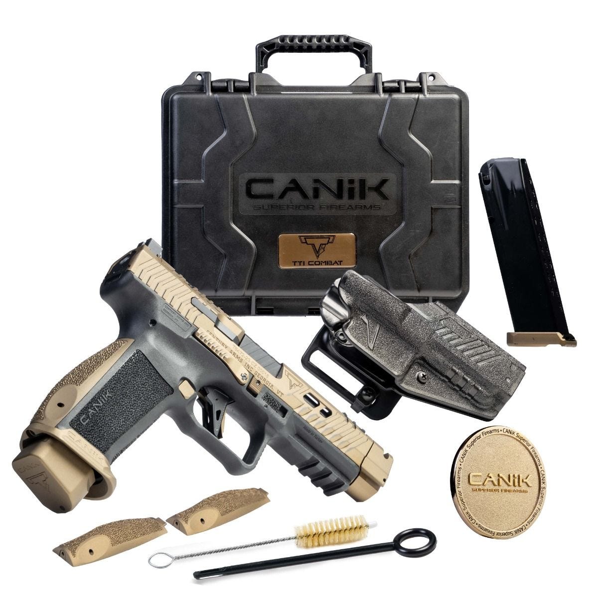 Canik TTI Combat Bronze 9mm 4.6" Barrel 10-Rounds - Image 4