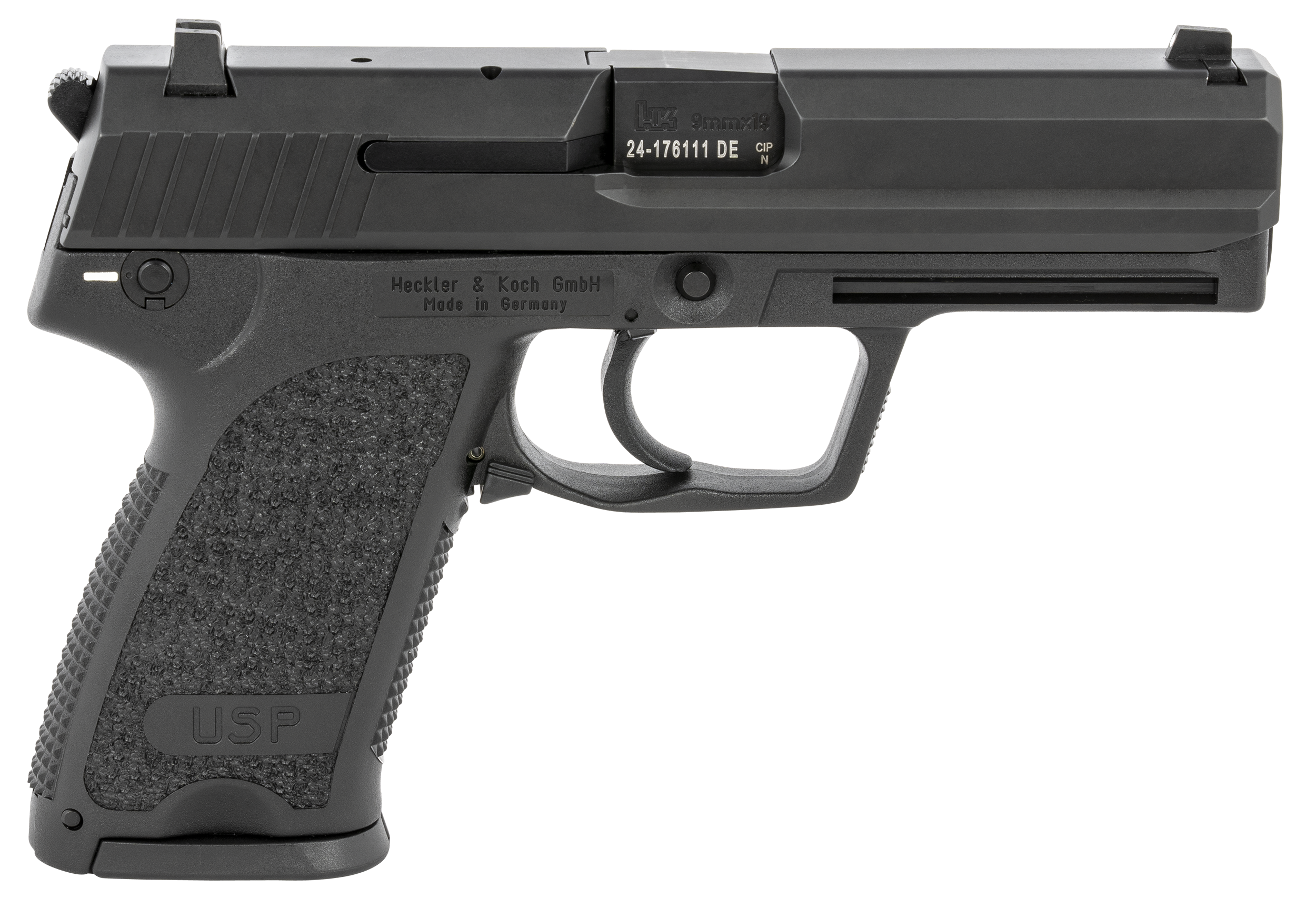 Heckler and Koch USP V1 9mm 4.25" Barrel 10-Rounds 3-Dot Sights