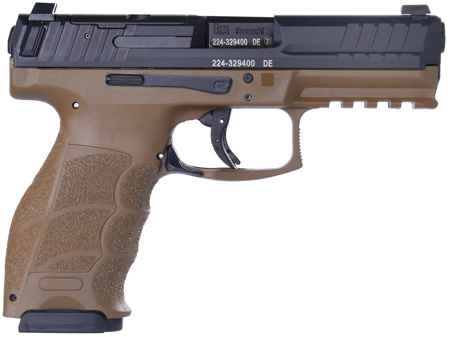 Heckler and Koch VP9 Flat Dark Earth 9mm 4.1" Barrel 17-Rounds Optic Ready