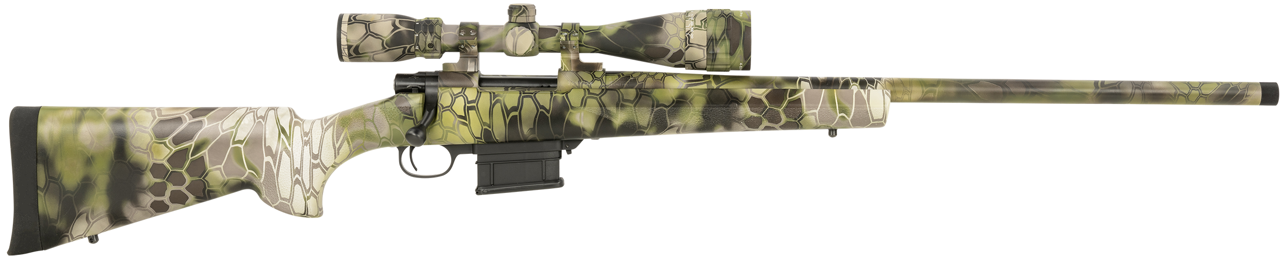 Howa M1500 Hogue Kryptek Altitude 6.5 Creedmoor 24" Barrel 5-Rounds 4-16x44mm Scope
