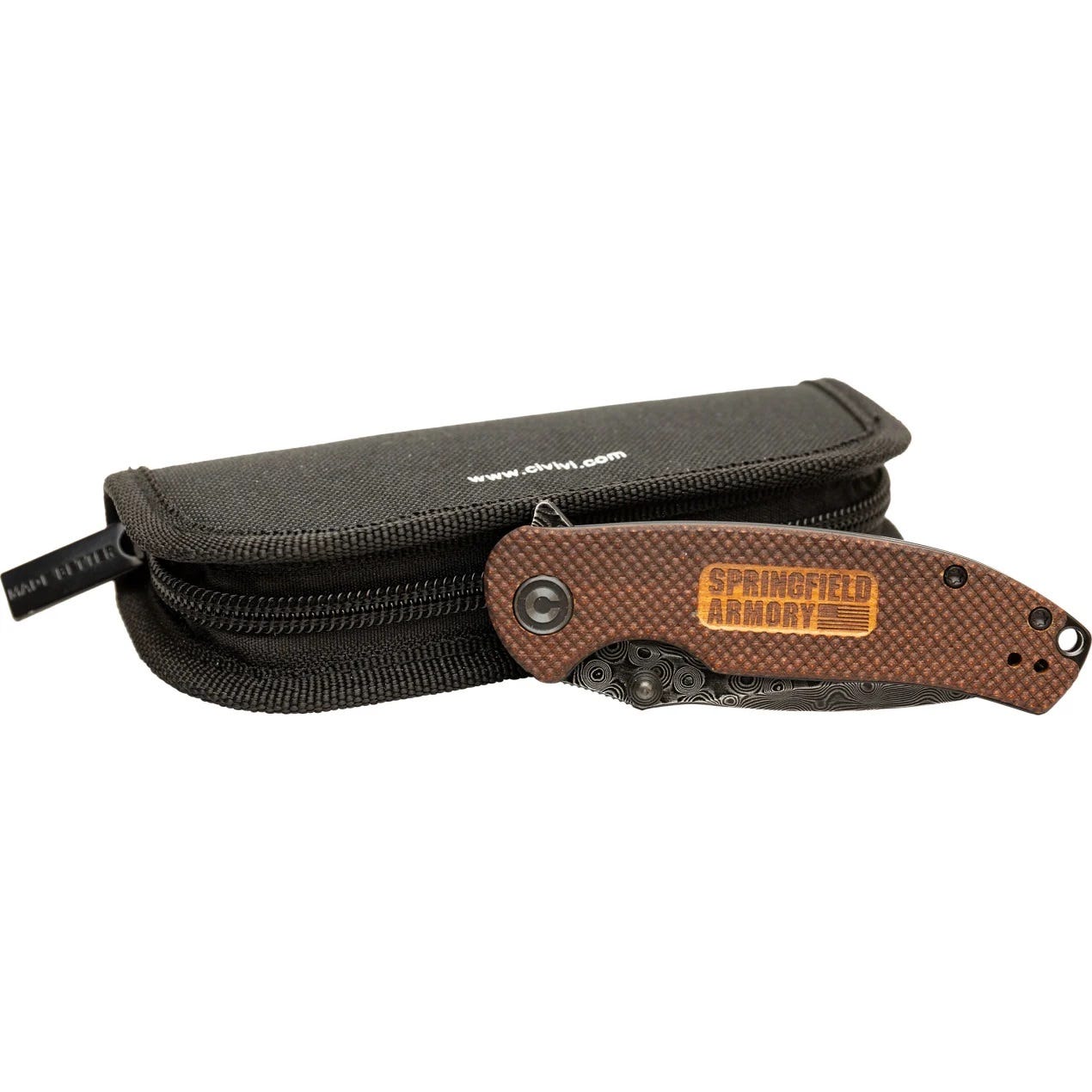 Springfield Armory SA-35 Black / Walnut 9mm 4.7" Barrel 15-Rounds w/ Knife - Image 5