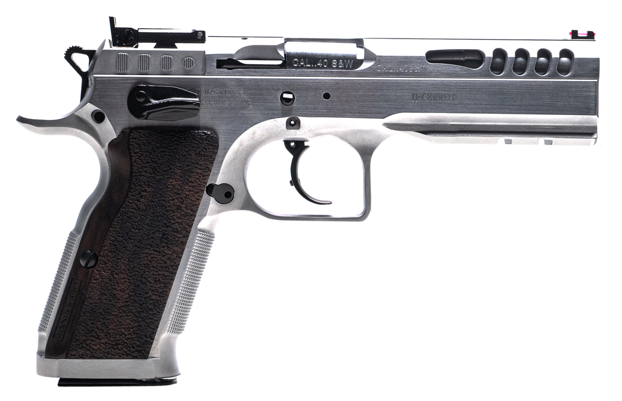 IFG Stock Master Chrome .38 Super 4.75" Barrel 17-Rounds