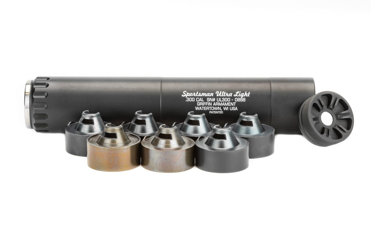 Griffin Sportsman 300 Suppressor 30 Cal 8.6 inch 17-4PH Stainless Steel - Image 2
