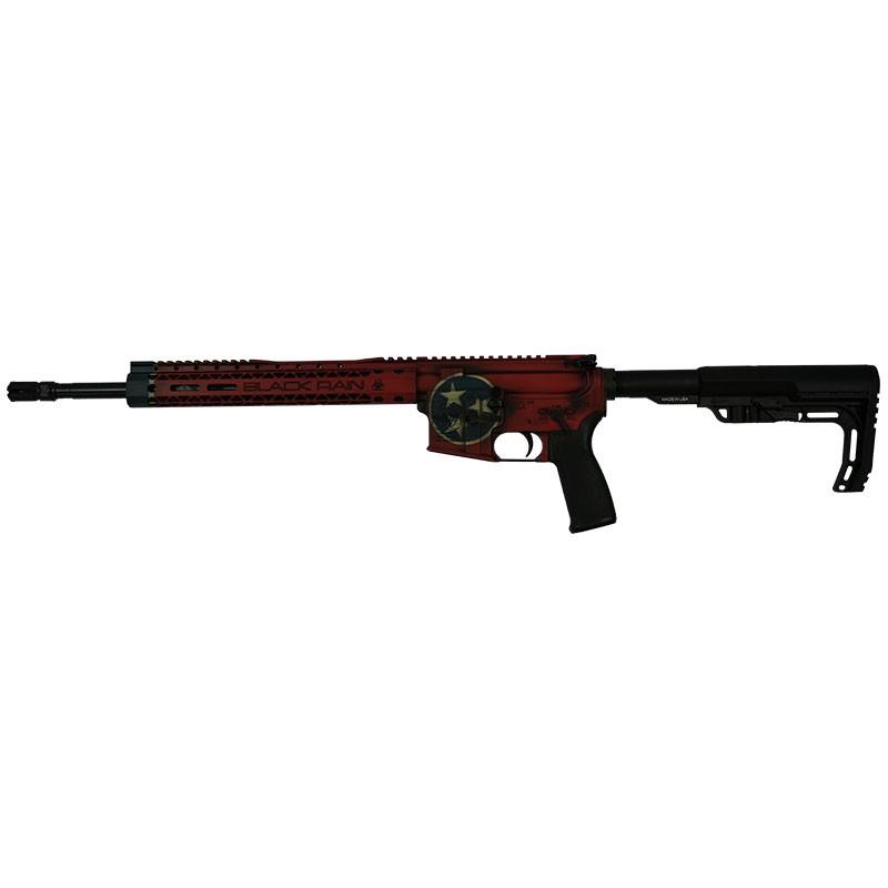 Black Rain Ordnance Spec-15 Custom "Red & Blue Tennessee" 5.56 16" Barrel 30-Rounds - Image 3