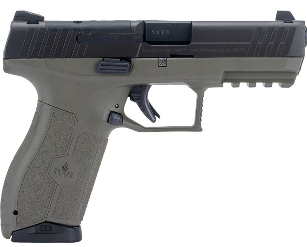 IWI Masada OD Green 9mm 4.1" Barrel 10-Rounds