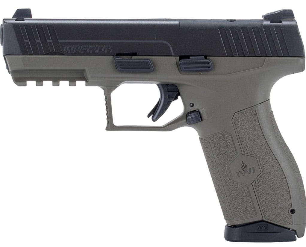 IWI Masada OD Green 9mm 4.1" Barrel 10-Rounds - Image 2