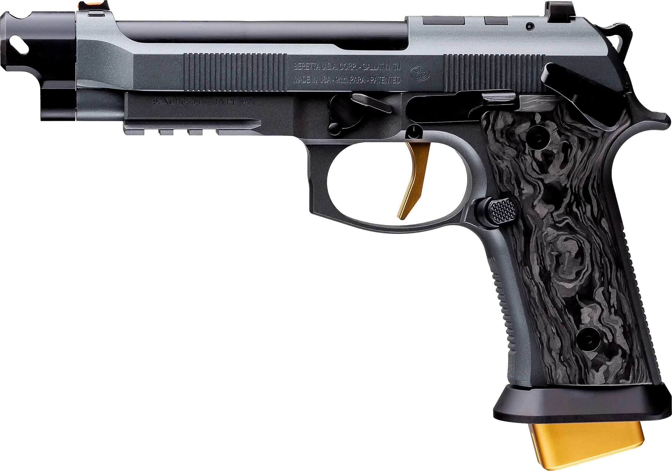 Beretta 92XI SAO CORSA Grey 9mm 5.1" Barrel 22-Rounds - Image 2